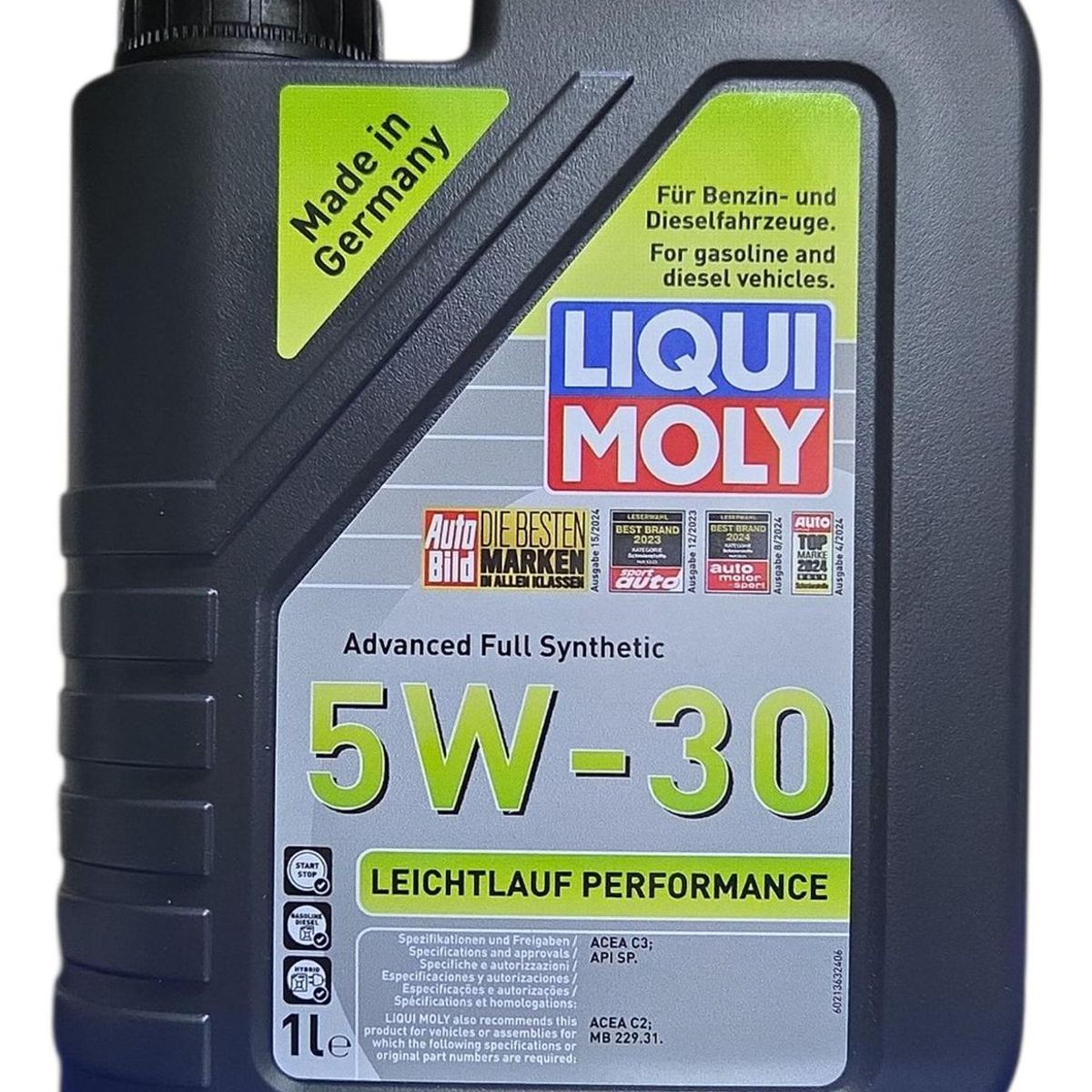 LIQUI MOLY - Aceite Motor 5w 30 Leichtlauf Perfomance Liqui Moly 1l