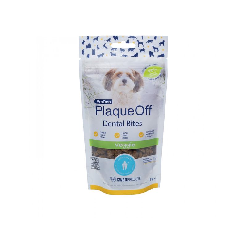 SUNIPET - Plaqueoff Snack Bites Cuidado Dental Perros Pequeños 60g
