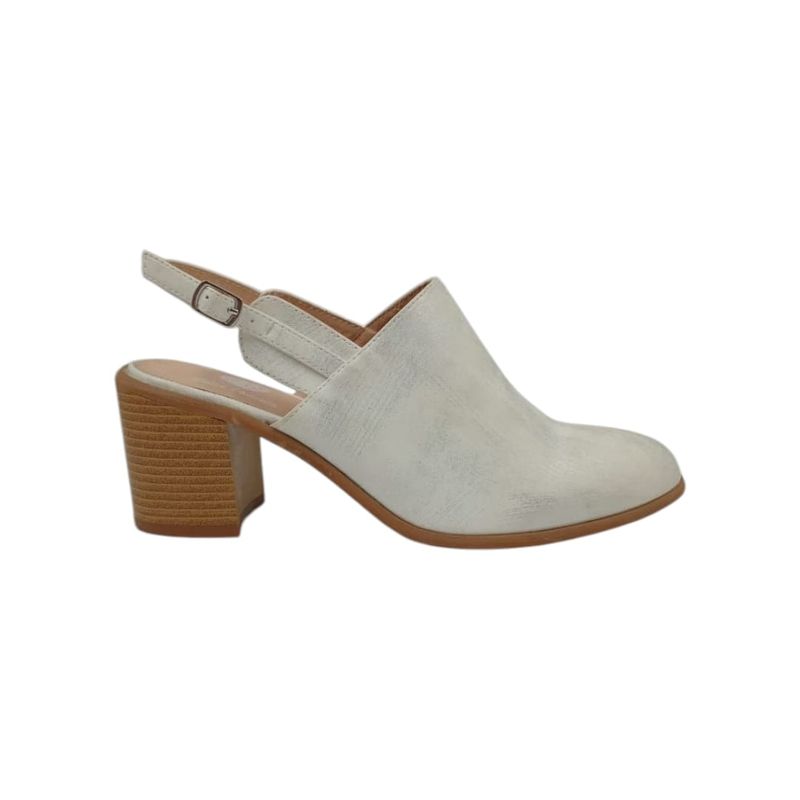 HERIEL - Zapato Blanco Bajo Mujer