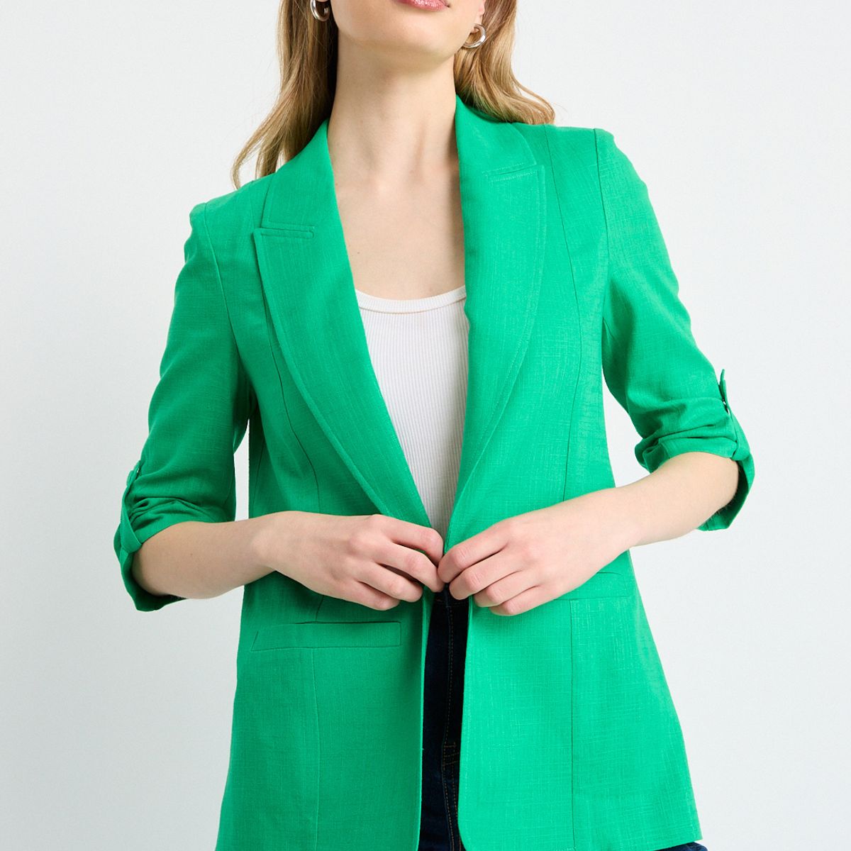 IO - Blazer Mujer Verde Oliva Io