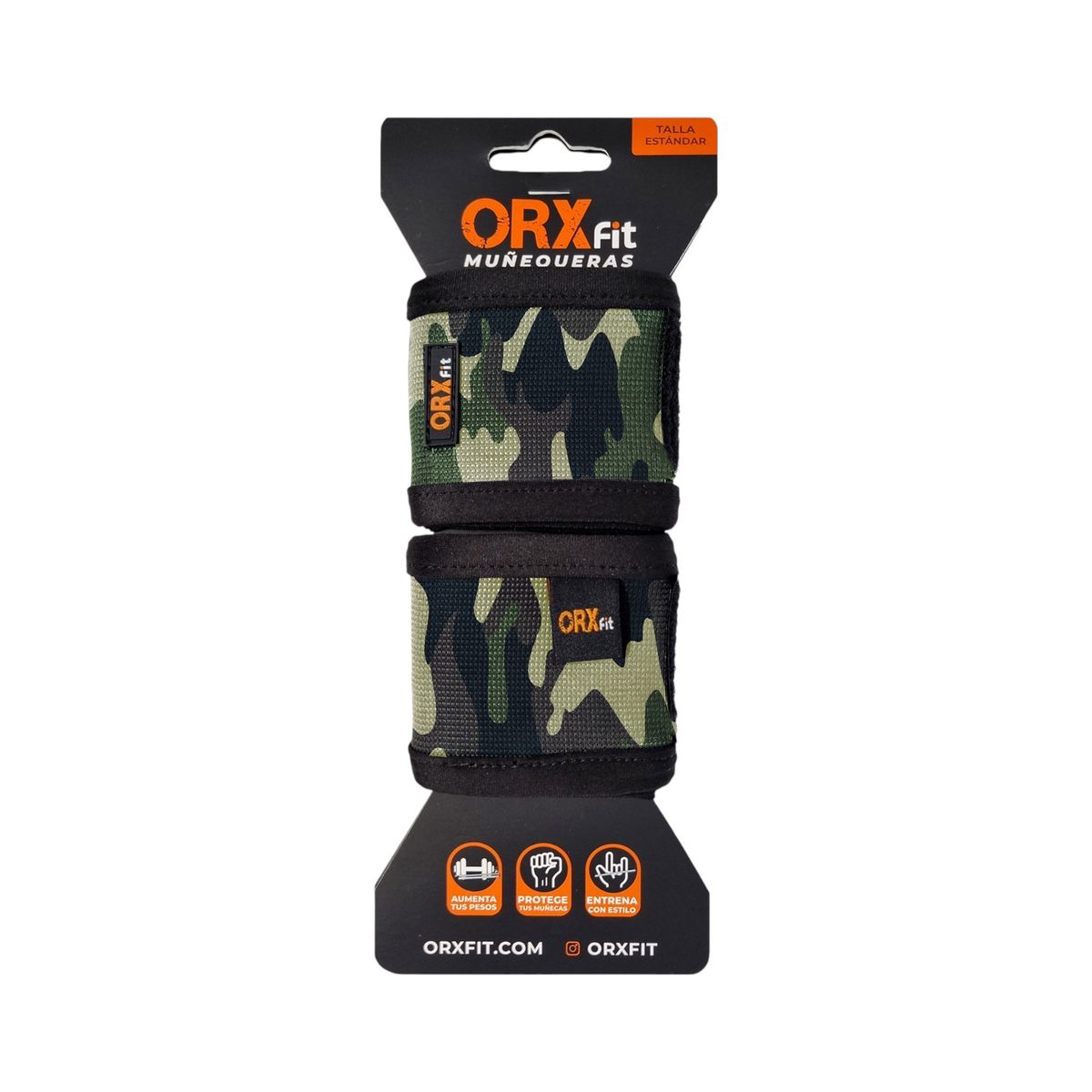 ORXFIT - MUÑEQUERAS CAMO ARMY - ORXFIT