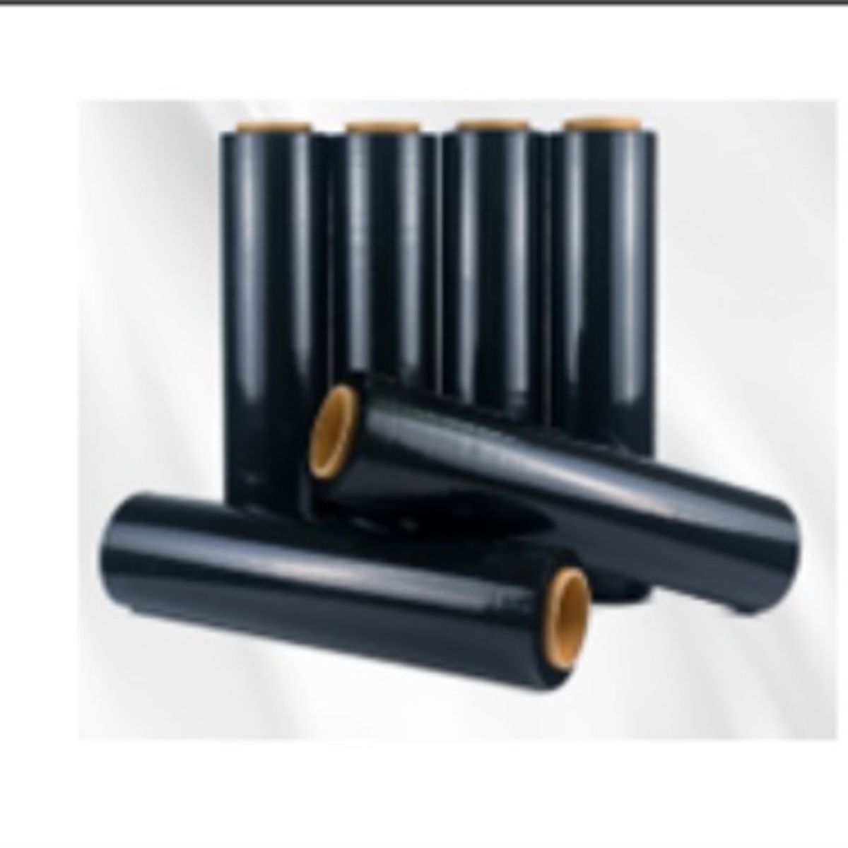 GENERICO - Rollo de Film Stretch Negro Industrial 50 cm x 300 m