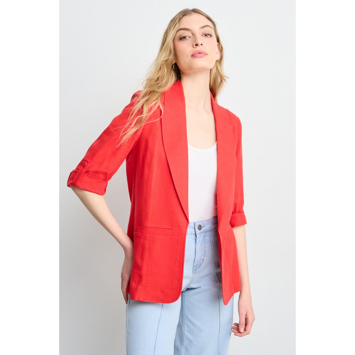 IO - Blazer Mujer Rojo Io