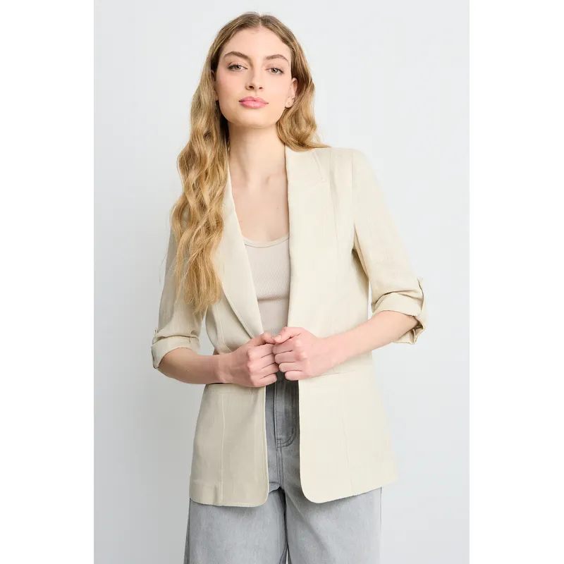 IO - Blazer Mujer Beige Io