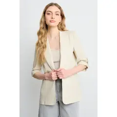 IO - Blazer Mujer Beige