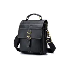 TRAVELWORLD - Bolso de cuero hombro Bullcaptain modelo Djb 302 tablet