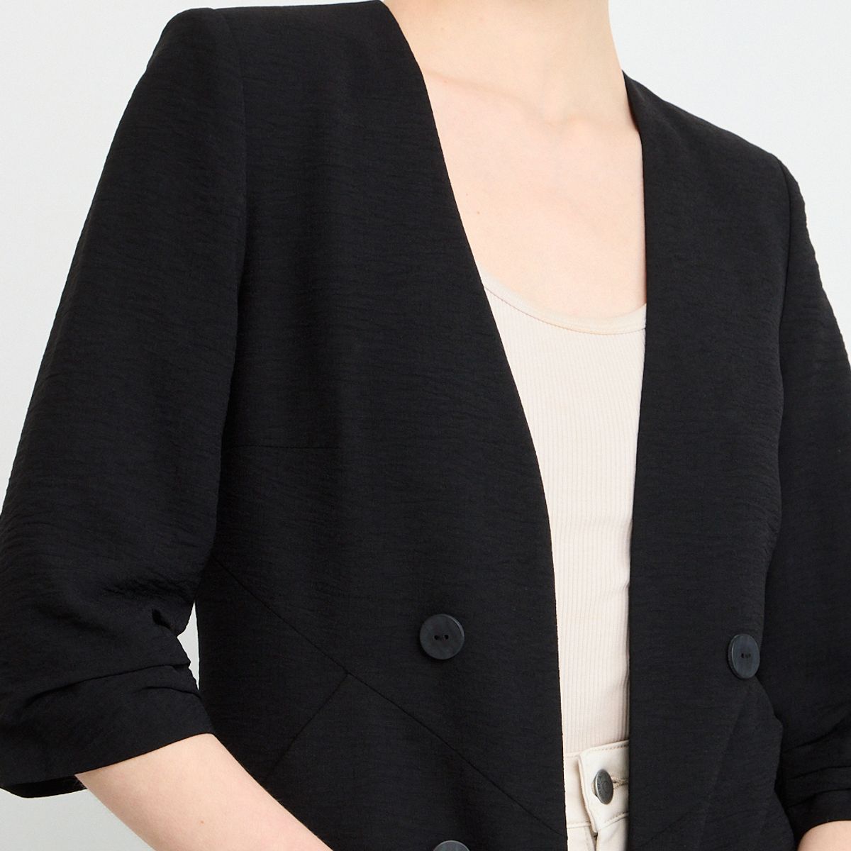 IO - Blazer Mujer Negro Io