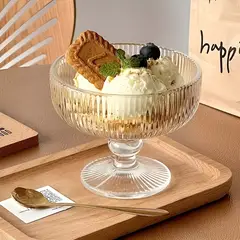 GENERICO - 6 Copas De Helado Copas De Cristal Copas Vidrio Postre Helad