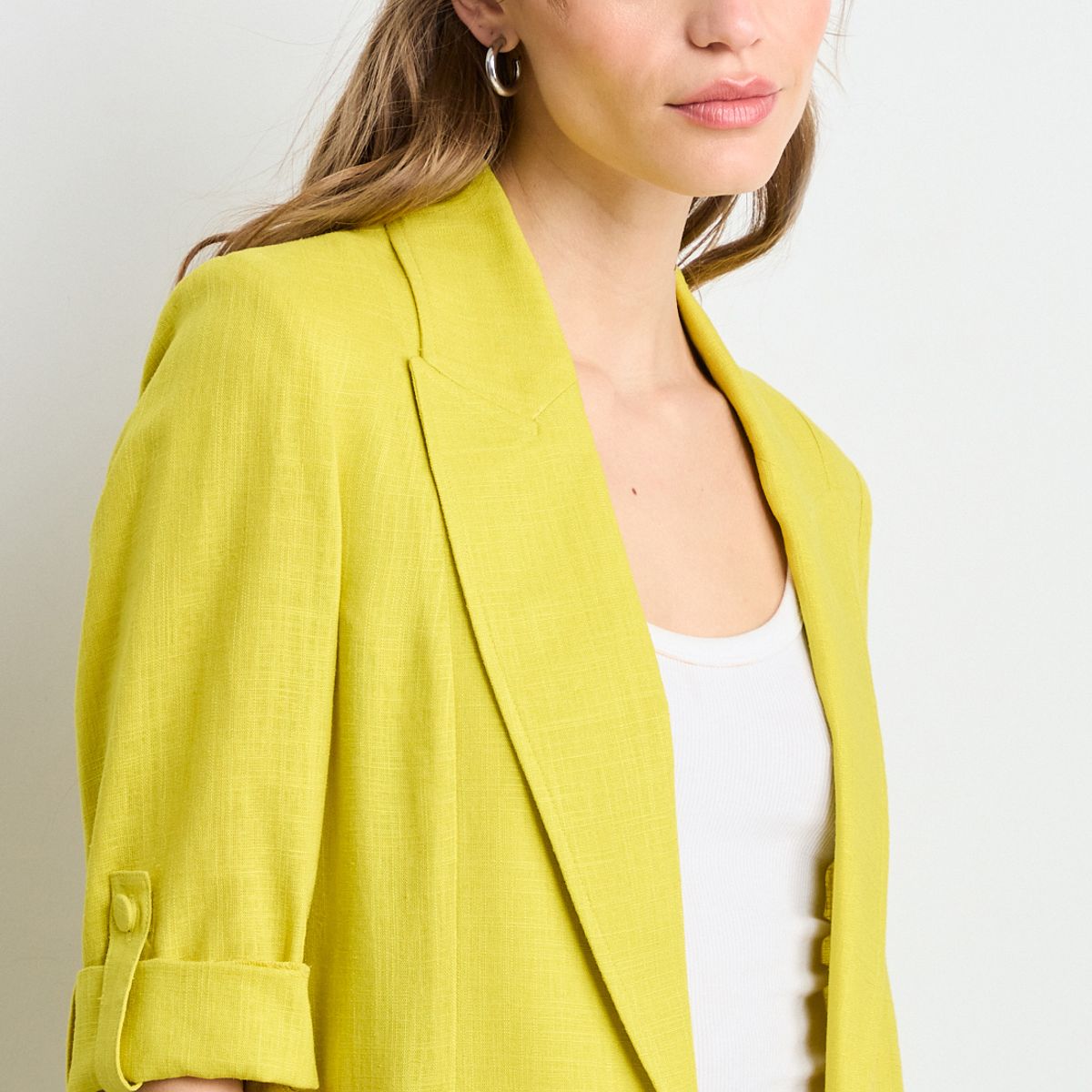 IO - Blazer Mujer Amarillo Io