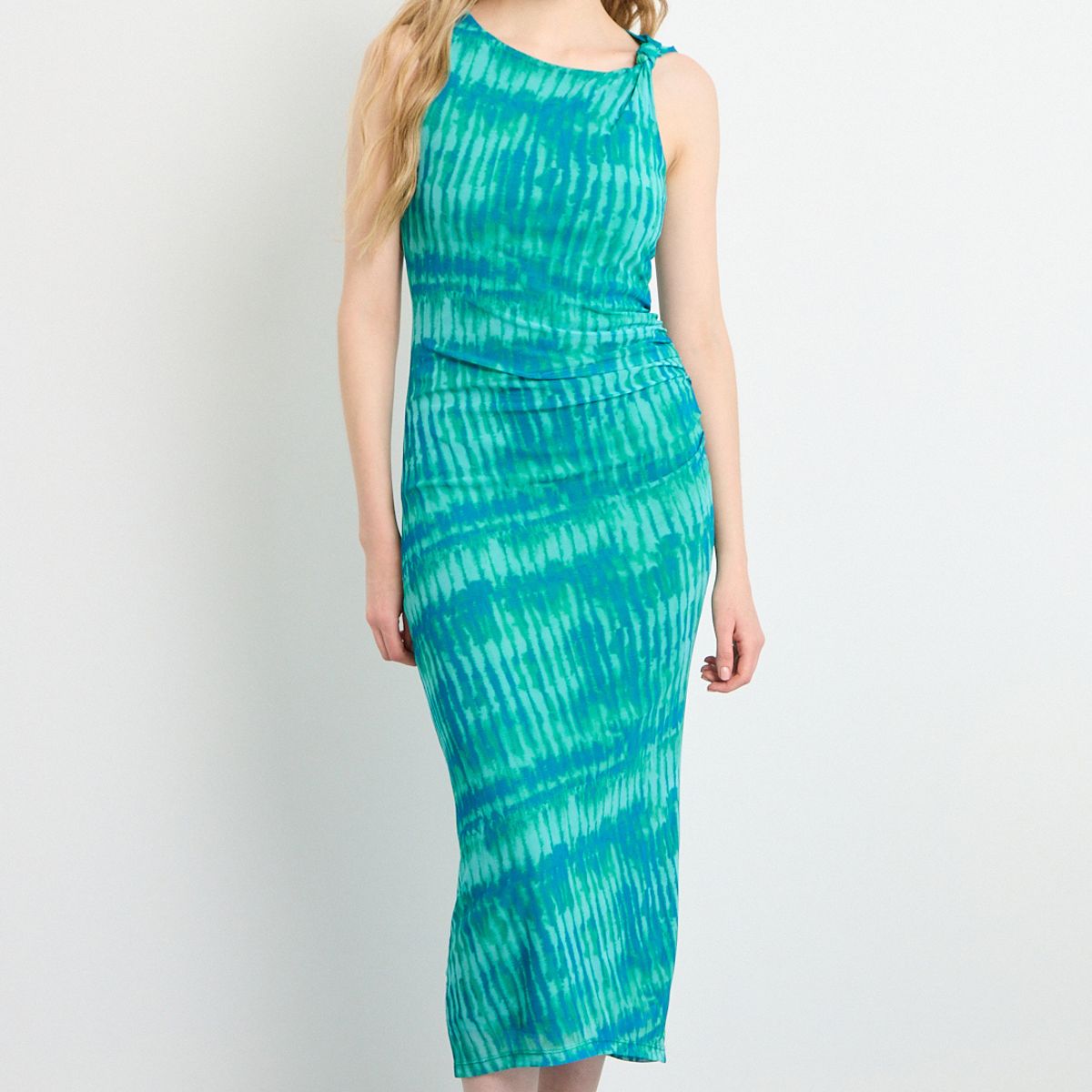 IO - Vestido Largo Mujer Celeste Io