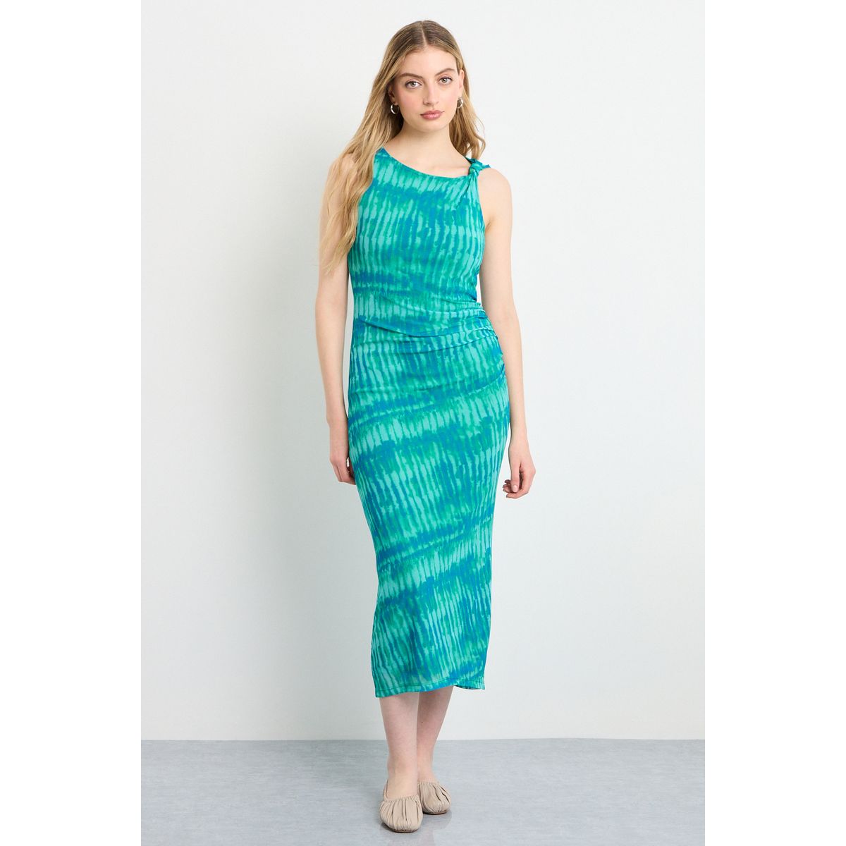 IO - Vestido Largo Mujer Celeste Io