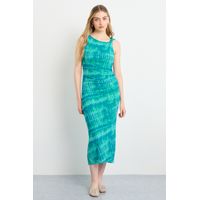 Vestido Largo Mujer Celeste