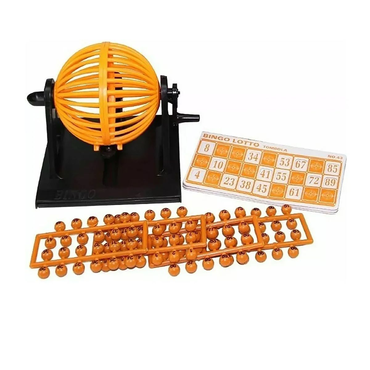 GENERICO - Bingo Lotto Tombola 12 Cartones 90 Numeros Bingo Familiar