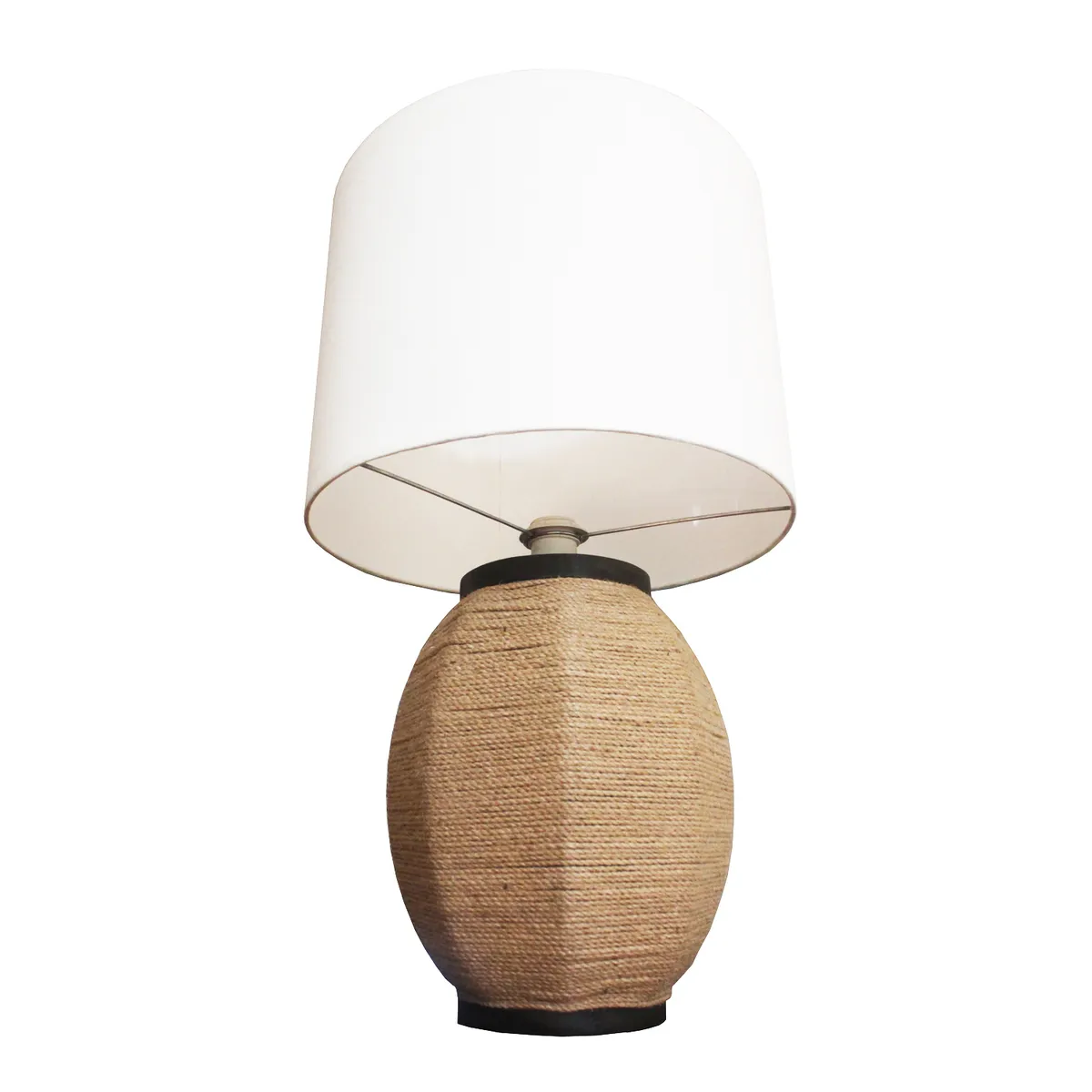 CAROLD STEVENS - Lámpara de Sobremesa Cáñamo