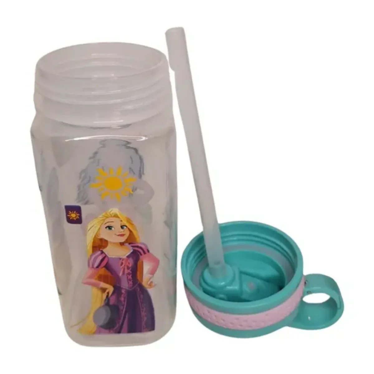 DISNEY - Botella Cuadrada 500ml Disney Y Marvel Antiderrame - Princesas