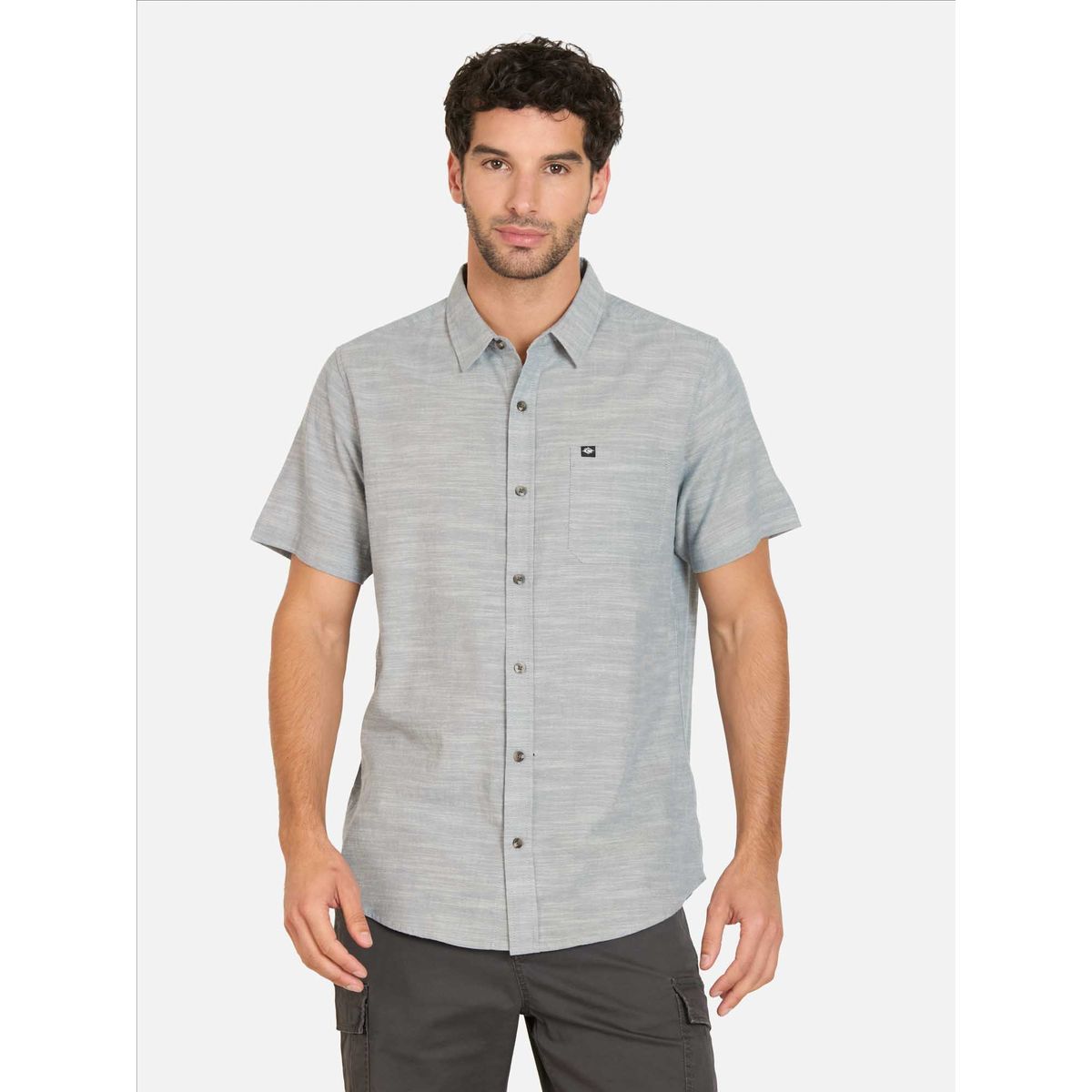 RIP CURL - Camisa MC Coasttrip Celeste Hombre Rip Curl