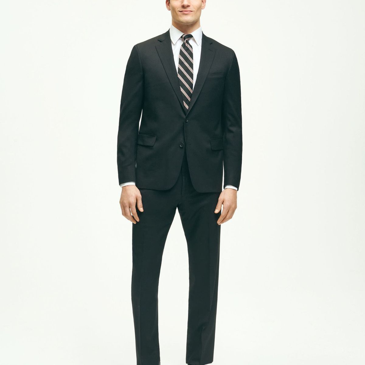 BROOKS BROTHERS - Traje Hombre Two Button 1818 Solids Negro