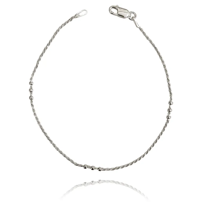 Pulsera Turbillon 3 Donas Plata Fina 925 Plateado TALLA UNICA