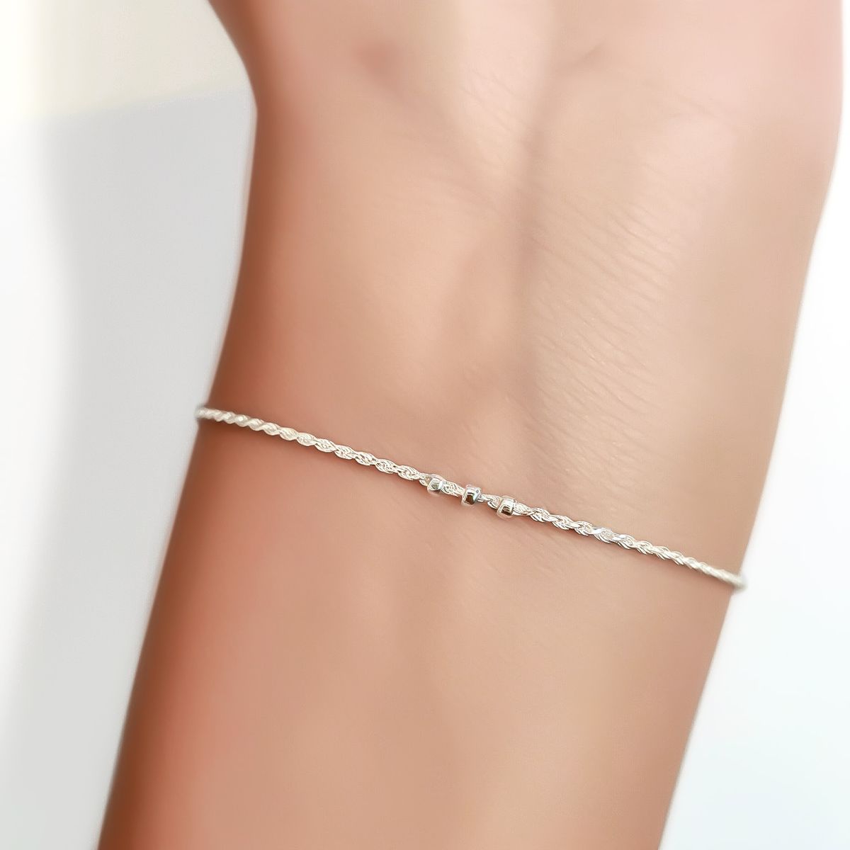 COGGIOLA - Pulsera Turbillón 3 Donas Plata Fina 925