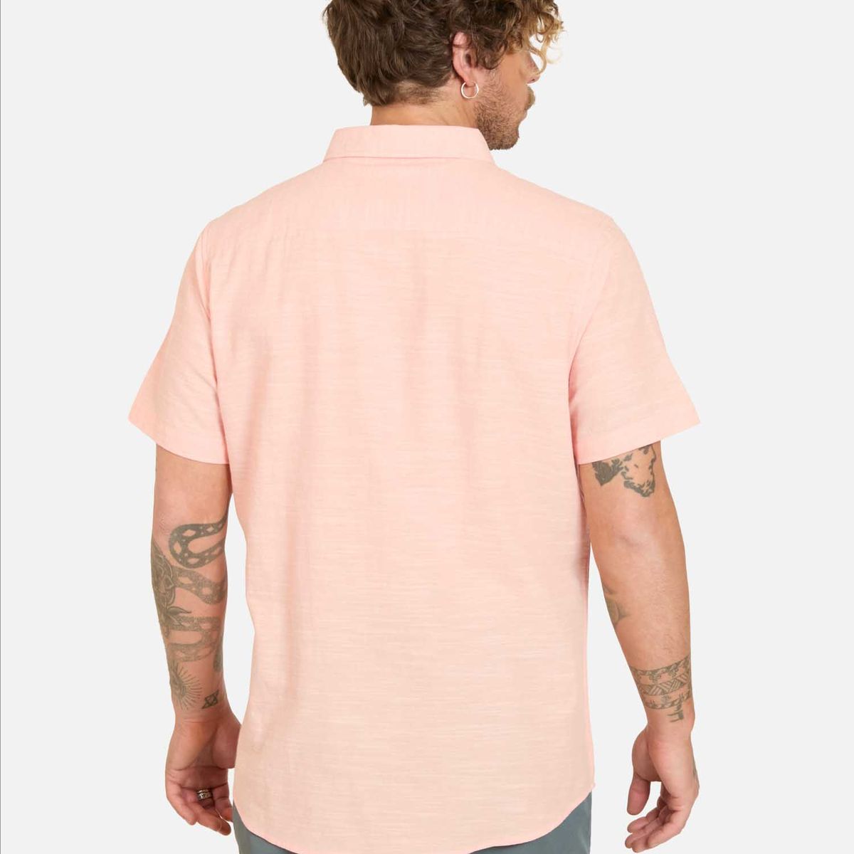 RIP CURL - Camisa MC Coasttrip Rosado Hombre Rip Curl