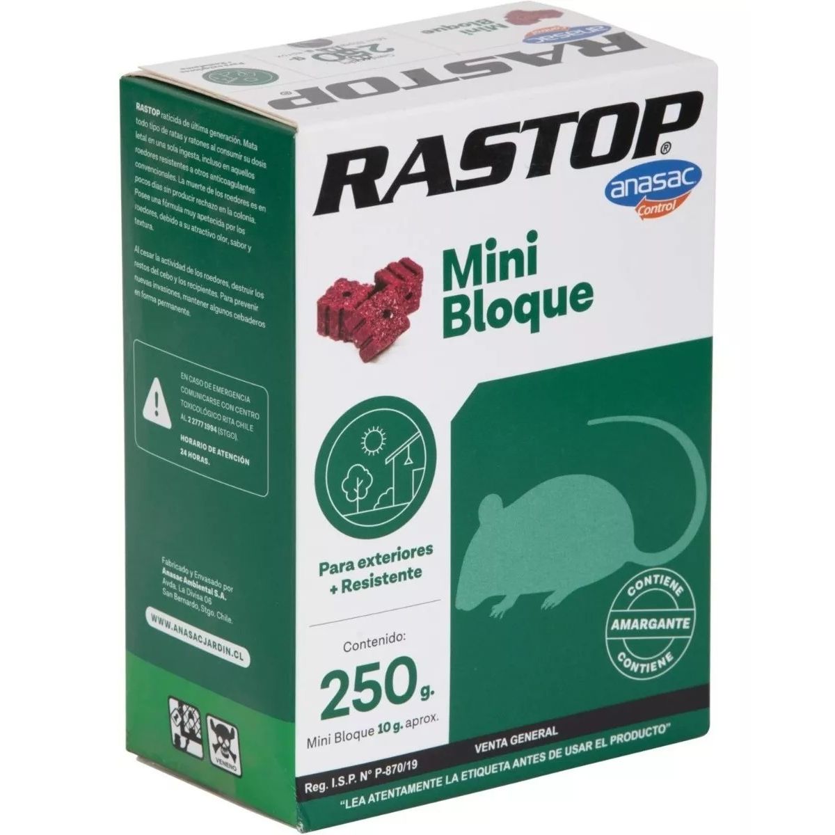 ANASAC - Rastop Mini Bloque 250 Anasac