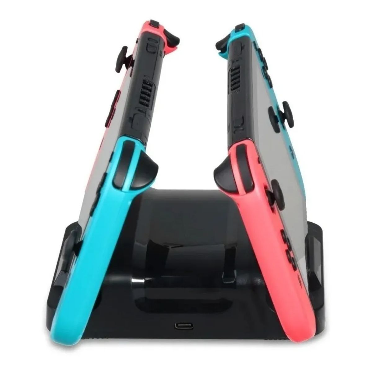 GENERICO - Soporte Nintendo Switch Base Cargador Doble Carga