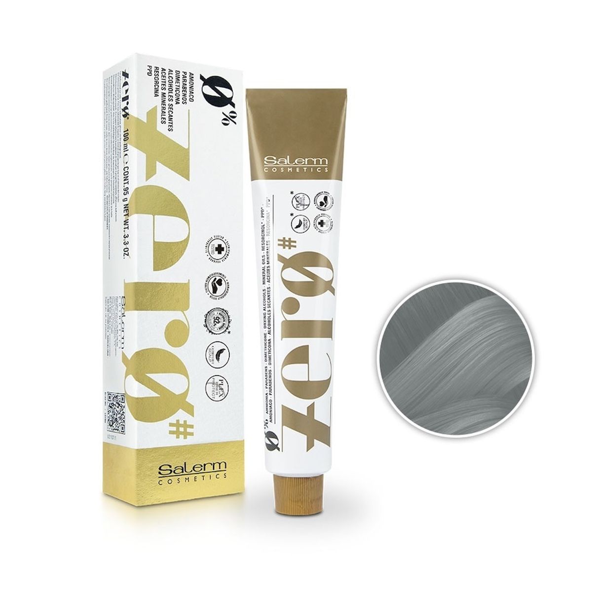 SALERM - SALERM Tintura Zero Sin Amoniaco 0,11 Ceniza intenso