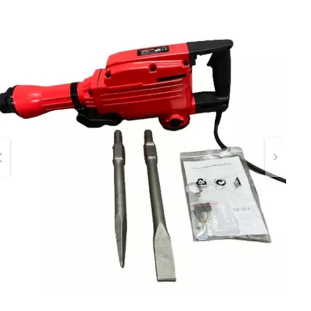 GENERICO - Cango Demoledor 1750W Lic  Japones + 2 Punta Cinceladora