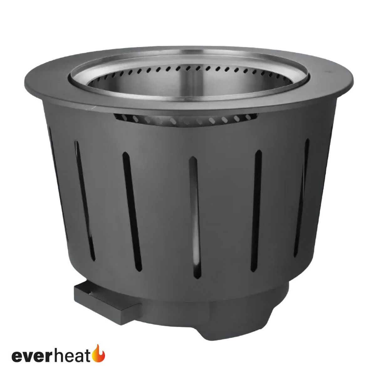 EVERHEAT - Brasero Fire Pit Sin Humo Acero Inoxidable 60 Cm Everheat