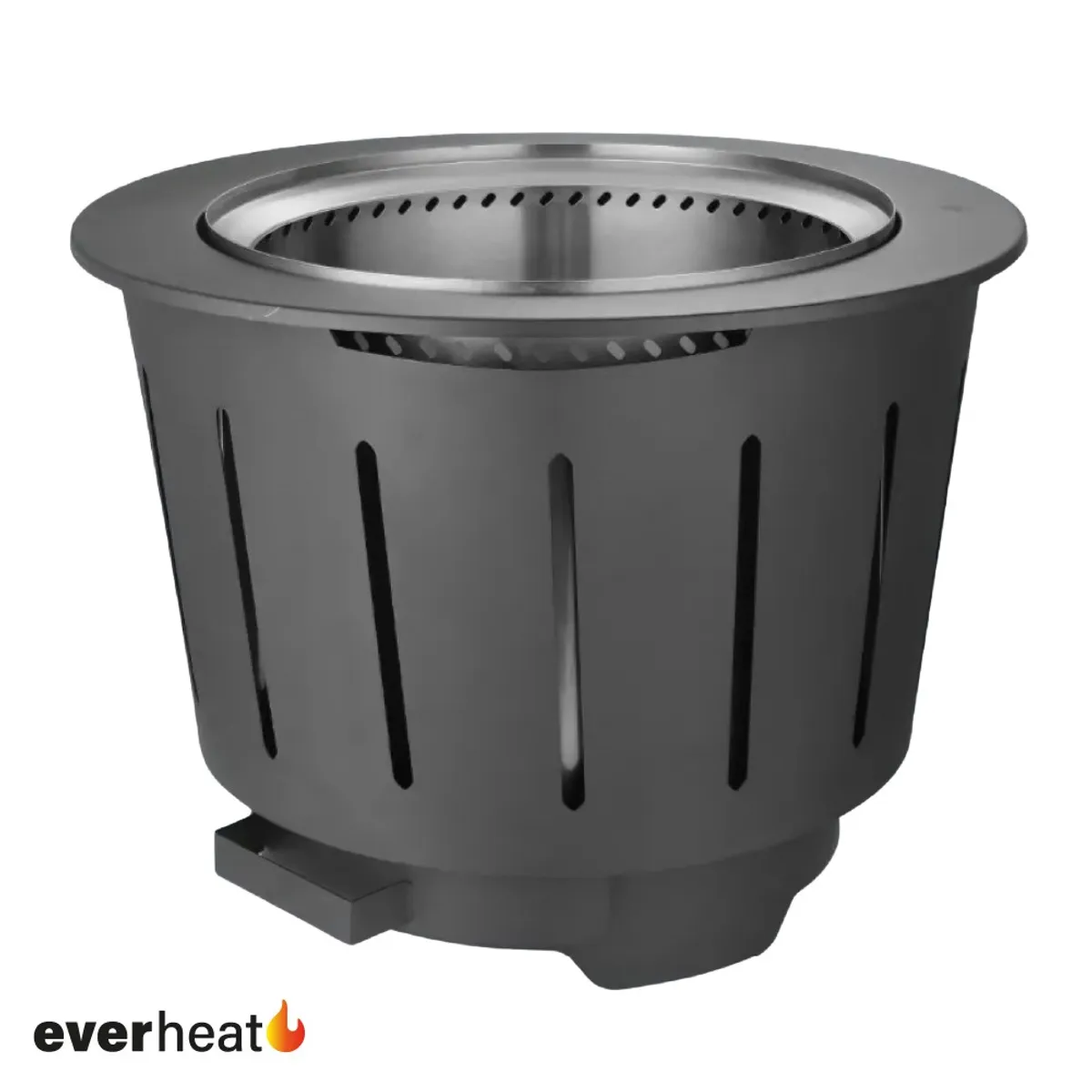 EVERHEAT - Brasero Fire Pit Sin Humo Acero Inoxidable 60 Cm Everheat