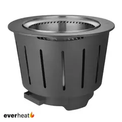 EVERHEAT - Brasero Fire Pit Sin Humo Acero Inoxidable 60 Cm