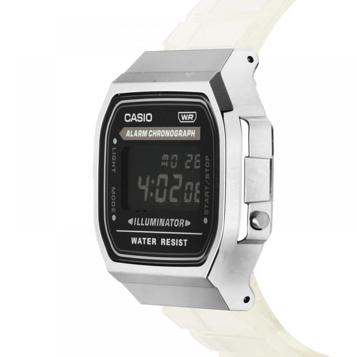 CASIO - Reloj Casio Vintage Unisex A168XES-1BDF Transparente Pantalla Negativa