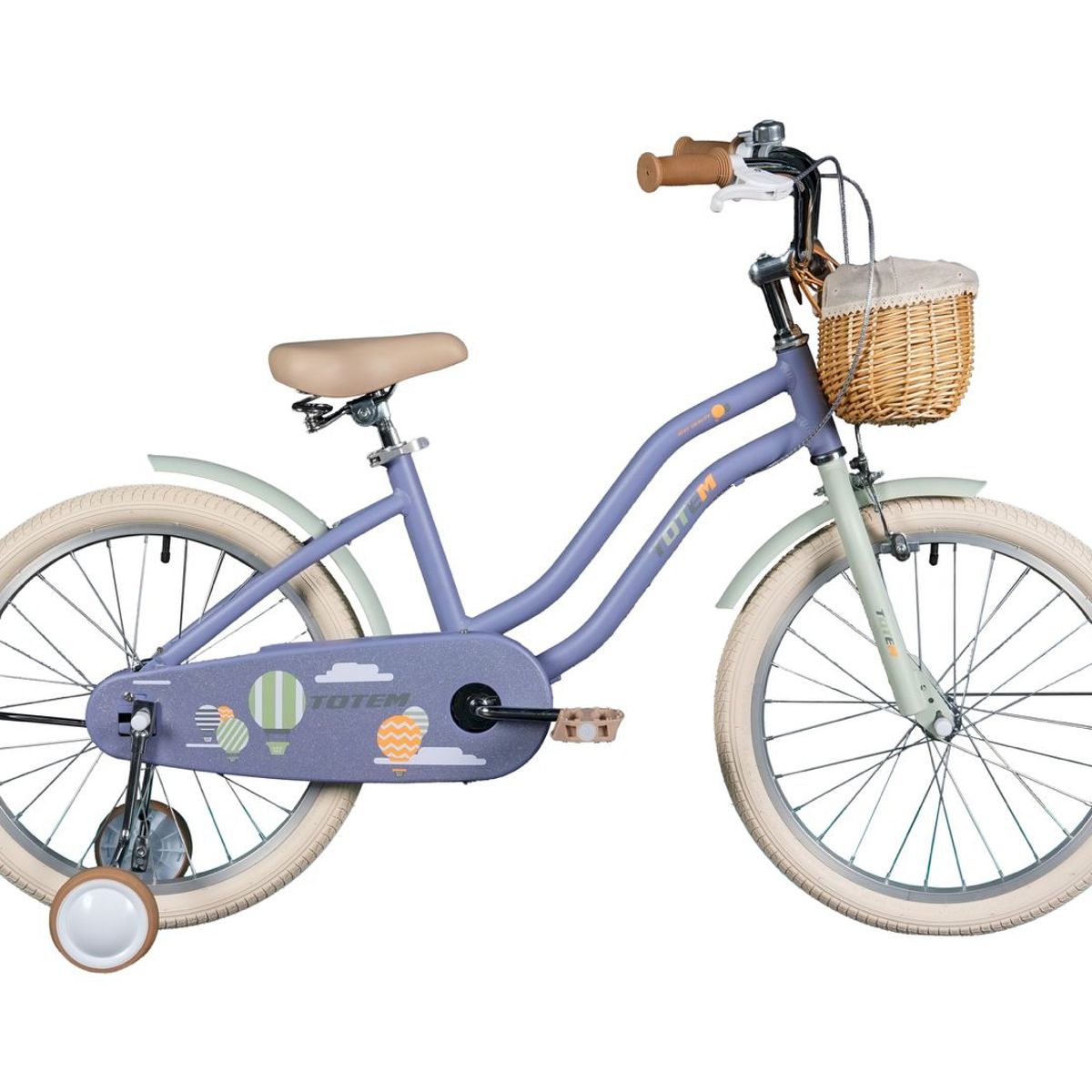 TOTEM - BICICLETA TOTEM INFANTIL VINTAGE ARO 20 ANNIE MORADO