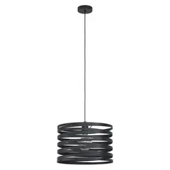 EGLO - Lámpara Colgante Cremella Acero Negro 1x40w Cód99345