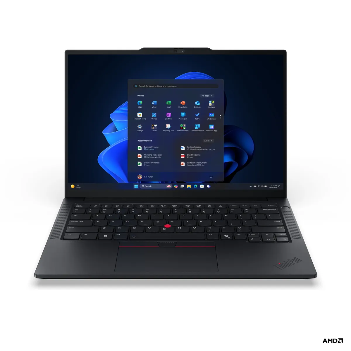 LENOVO - Notebook ThinkPad E14 Gen 7 AMD Ryzen 5  16GB RAM 512GB SSD 14 WUXGA