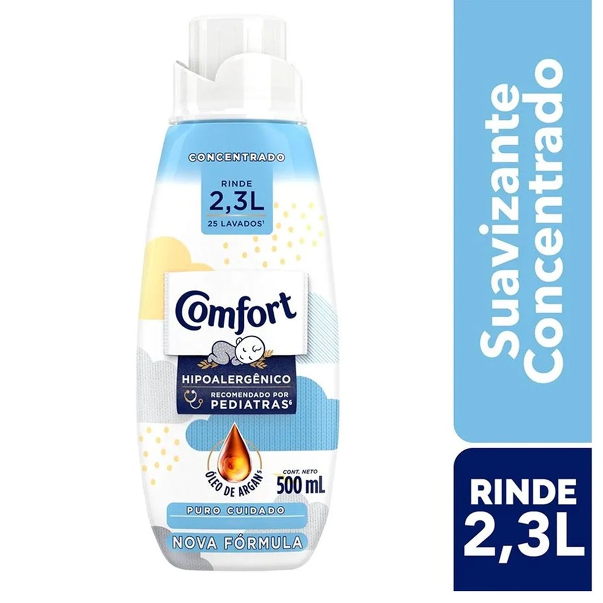 GENERICO - Suavizante Ropa Comfort Concentrado Puro Cuidado 500ml