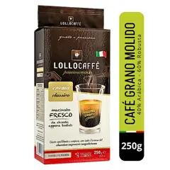 GENERICO - CAFE GRANO MOLIDO CREMA CLASICO LOLLO CAFFE 250g
