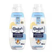 GENERICO - X2 Suavizante Comfort Puro Cuidado 500ml 9001