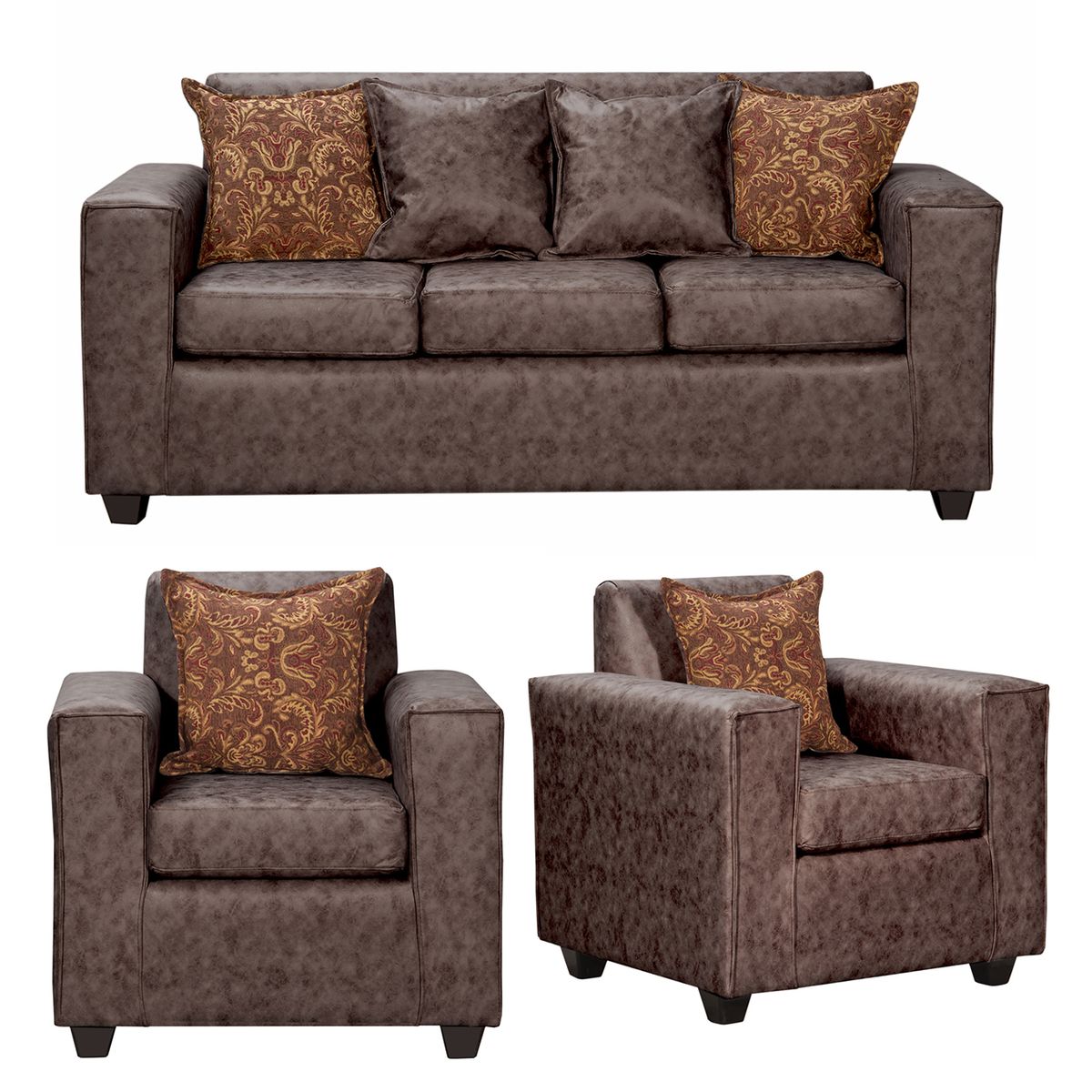 BLACK FACTORY - Juego de Living 3 1 1 Ezeiza