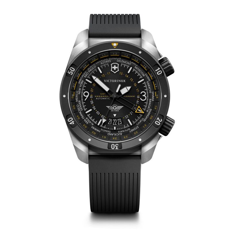 VICTORINOX - Reloj Air Pro Automático correa caucho negro Victorinox