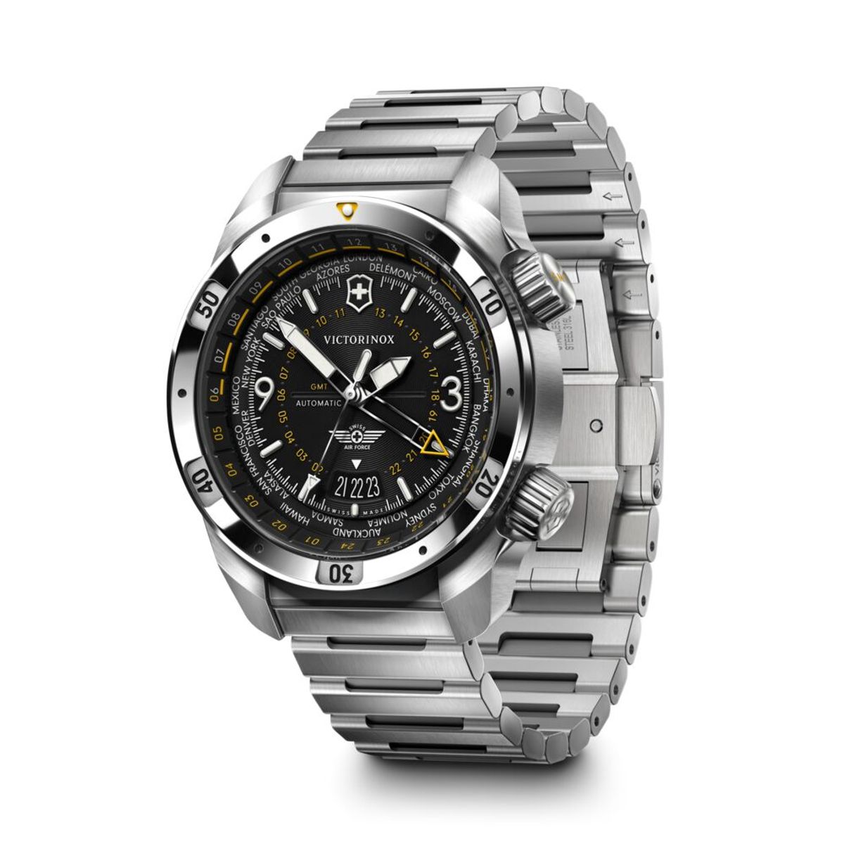 VICTORINOX - Reloj Air Pro Automático correa acero Victorinox