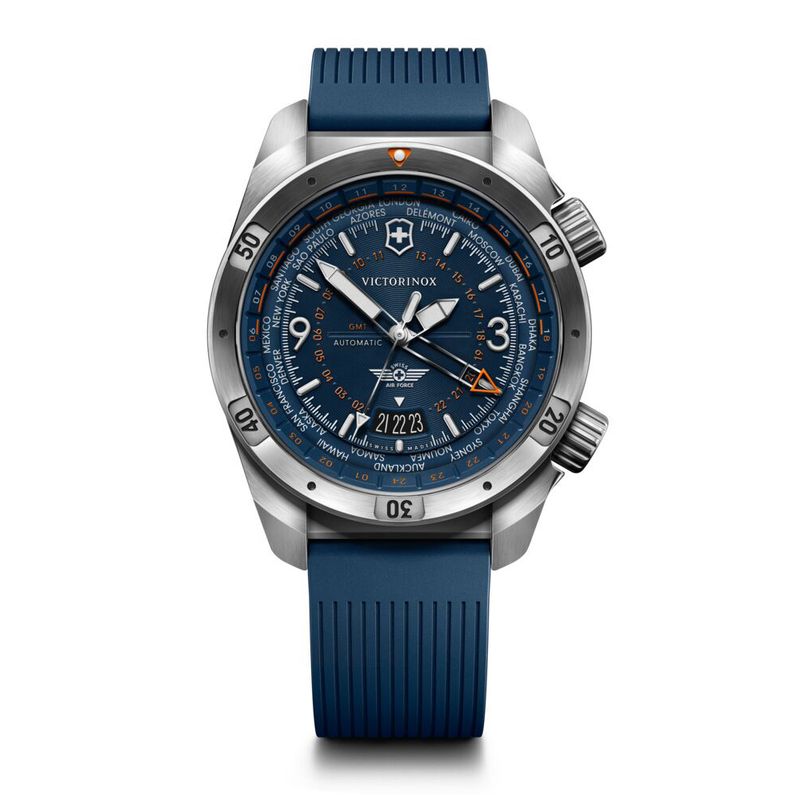 VICTORINOX - Reloj Air Pro Automático correa caucho azul Victorinox