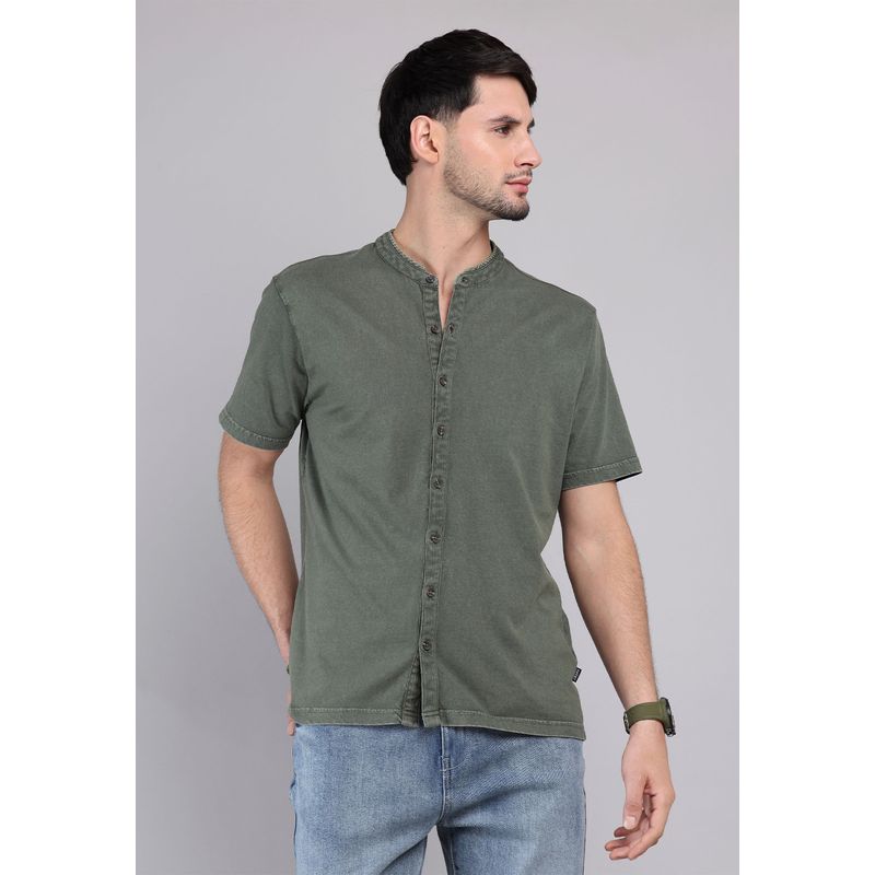 SOVIET - Polera Abotonada Cuello Redondo Soviet SOVIET