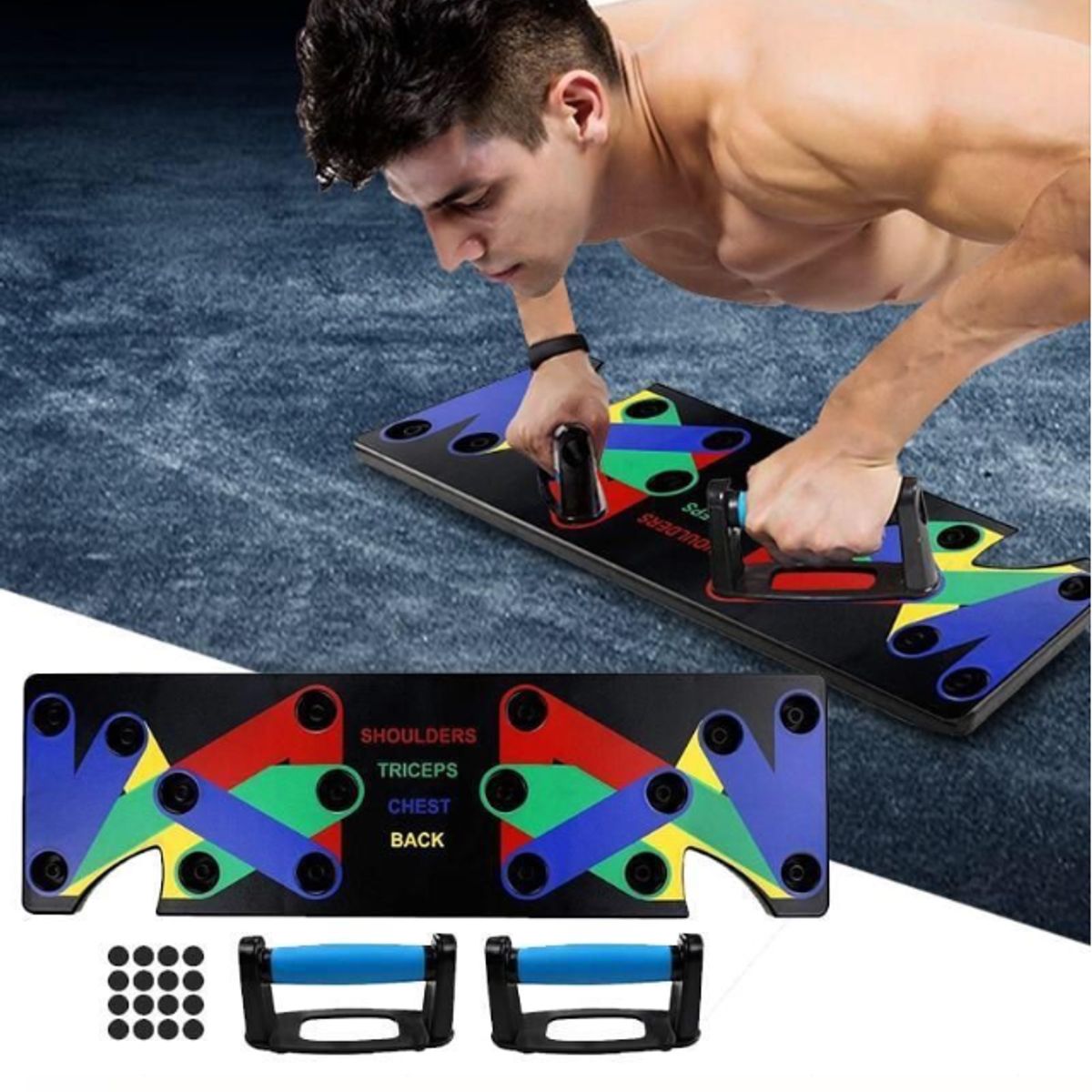 GENERICO - Tabla Para Flexiones Ejercicio Multifuncional Portatil