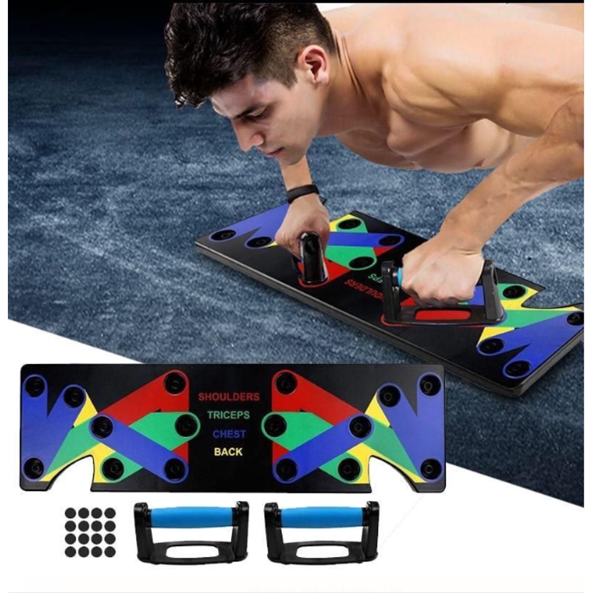 GENERICO - Tabla Para Flexiones Ejercicio Multifuncional Portatil