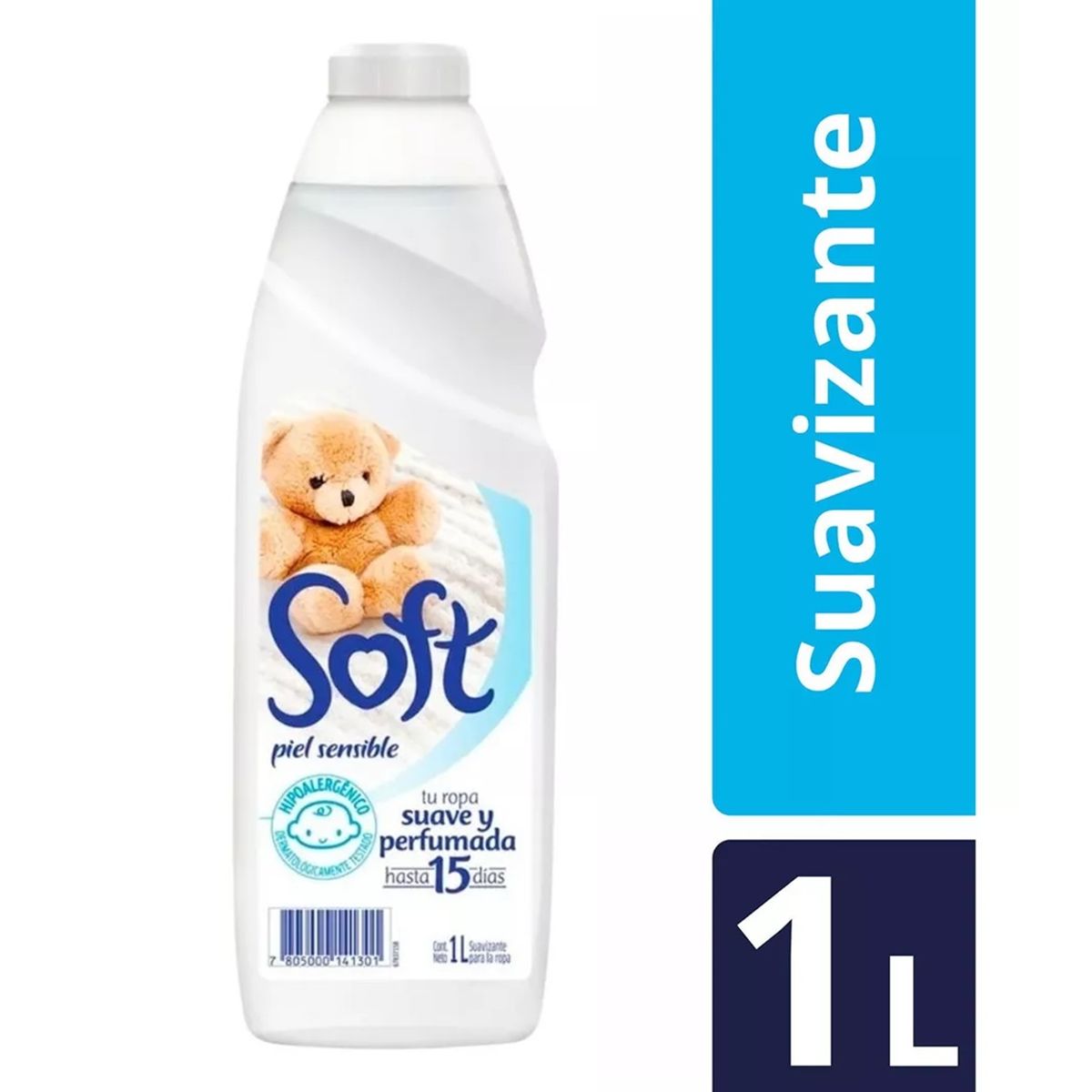 GENERICO - Suavizante Soft Piel Sensible 1litro Ropa Suave Perfumada