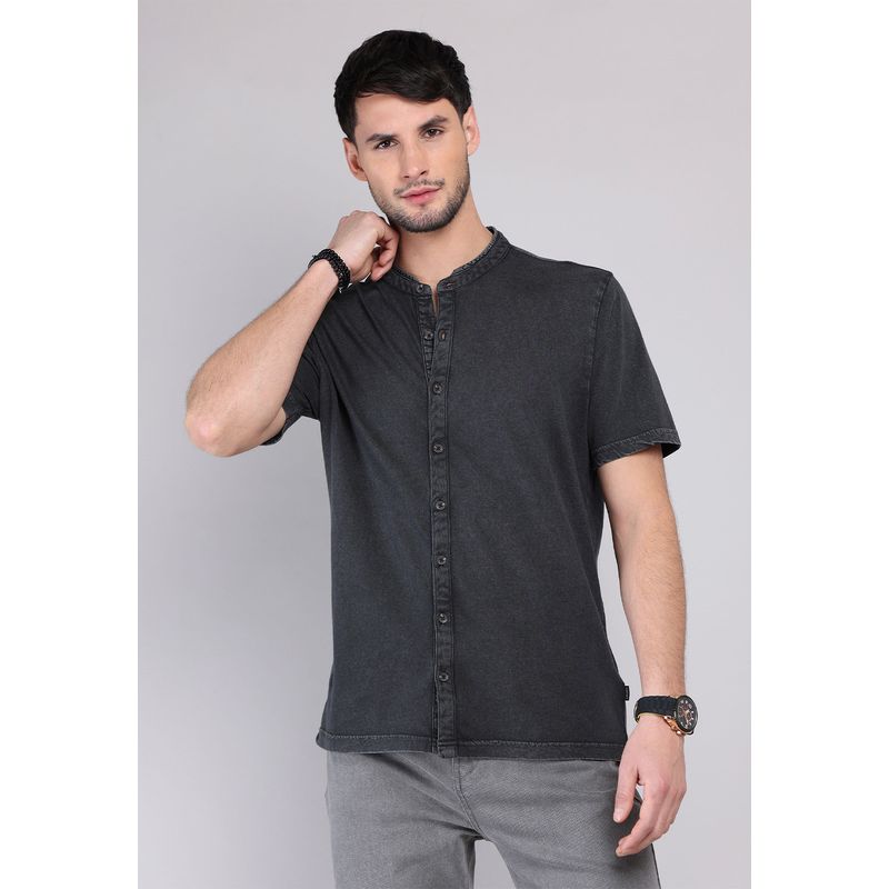 SOVIET - Polera Abotonada Cuello Redondo Soviet SOVIET