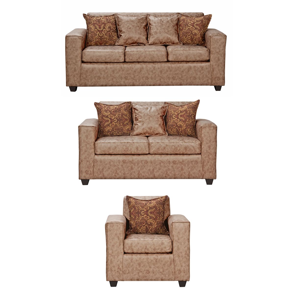 BLACK FACTORY - Juego de Living 3 2 1 Ezeiza