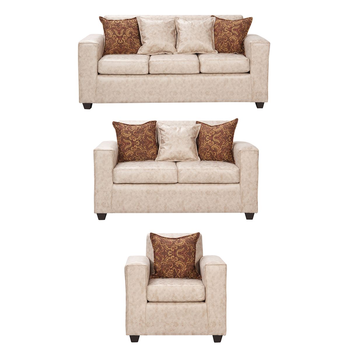 BLACK FACTORY - Juego de Living 3 2 1 Ezeiza