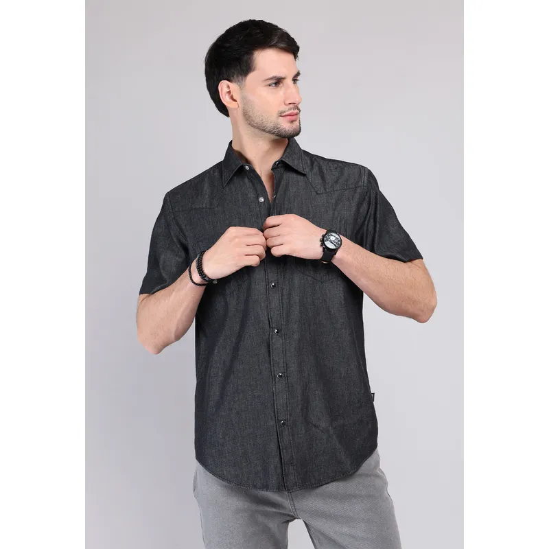 SOVIET - Camisa Casual Denim Soviet SOVIET